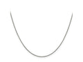 FJC Finejewelers 925 Sterling Silver Rhodium Plated Box Chain 14 Inches x 0.9 mm