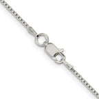 FJC Finejewelers 925 Sterling Silver Box Bracelet Chain 7 Inches x 1.25 mm