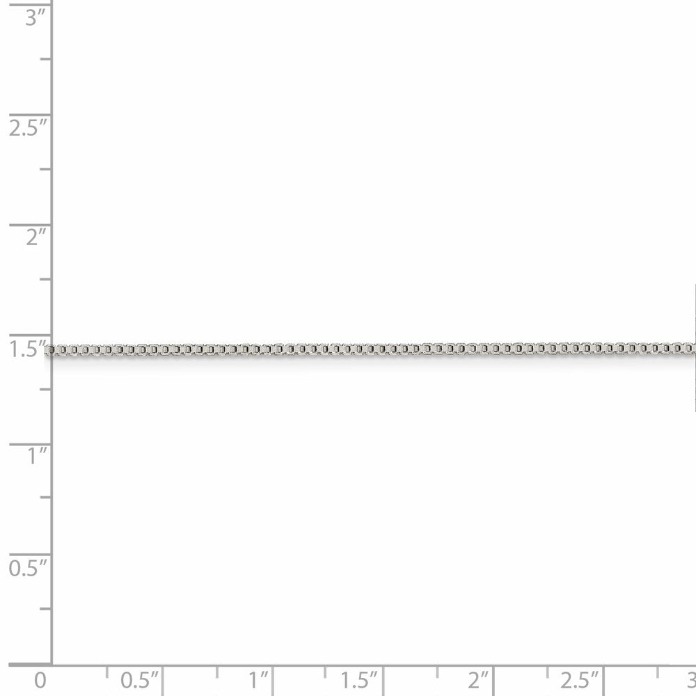 FJC Finejewelers 925 Sterling Silver Box Bracelet Chain 7 Inches x 1.25 mm