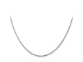 FJC Finejewelers 925 Sterling Silver Rhodium Plated Box Chain 28 Inches x 1.25 mm