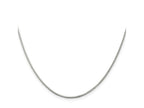 FJC Finejewelers 925 Sterling Silver Rhodium Plated Box Chain 28 Inches x 1.25 mm