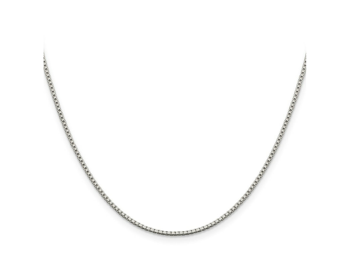 FJC Finejewelers 925 Sterling Silver Box Chain 18 Inches x 1.4 mm