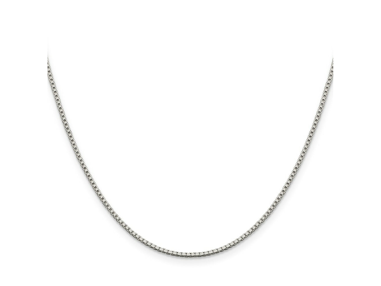 FJC Finejewelers 925 Sterling Silver Box Chain 30 Inches x 1.4 mm
