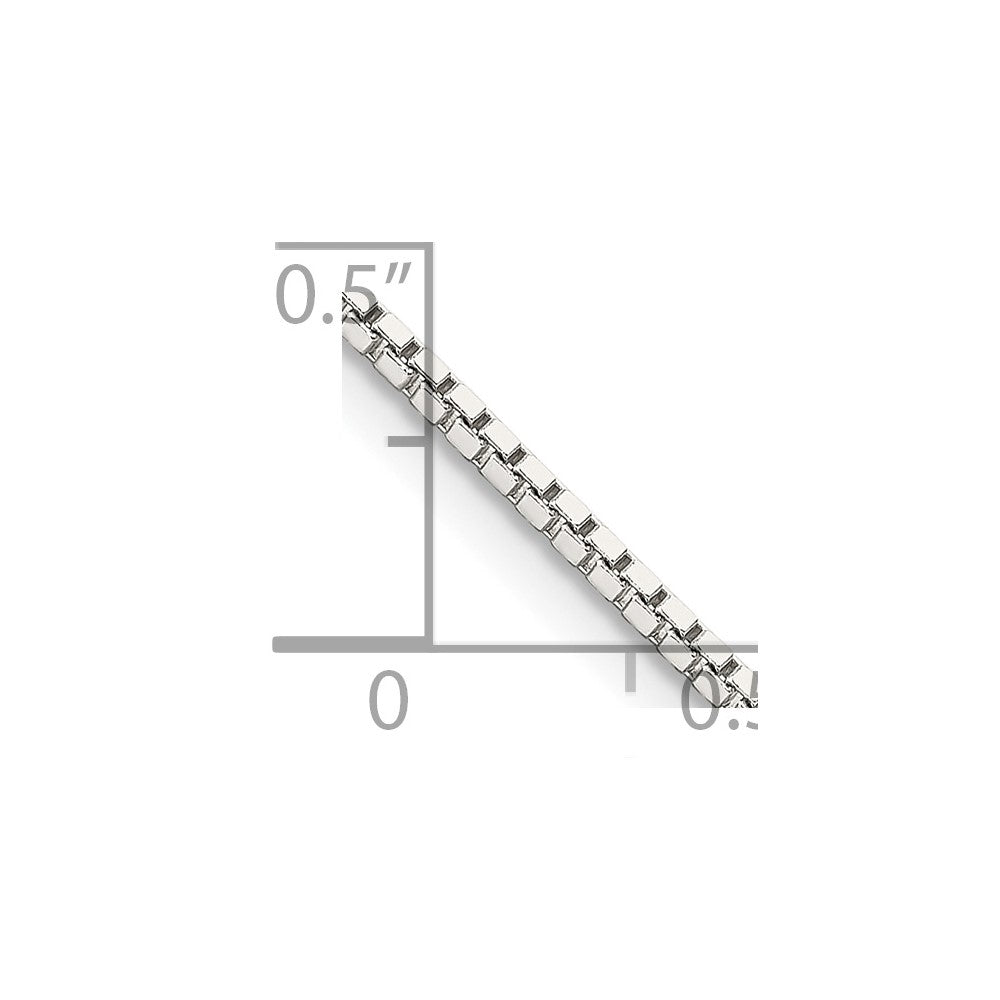 FJC Finejewelers 925 Sterling Silver Box Chain 42 Inches x 1.5 mm
