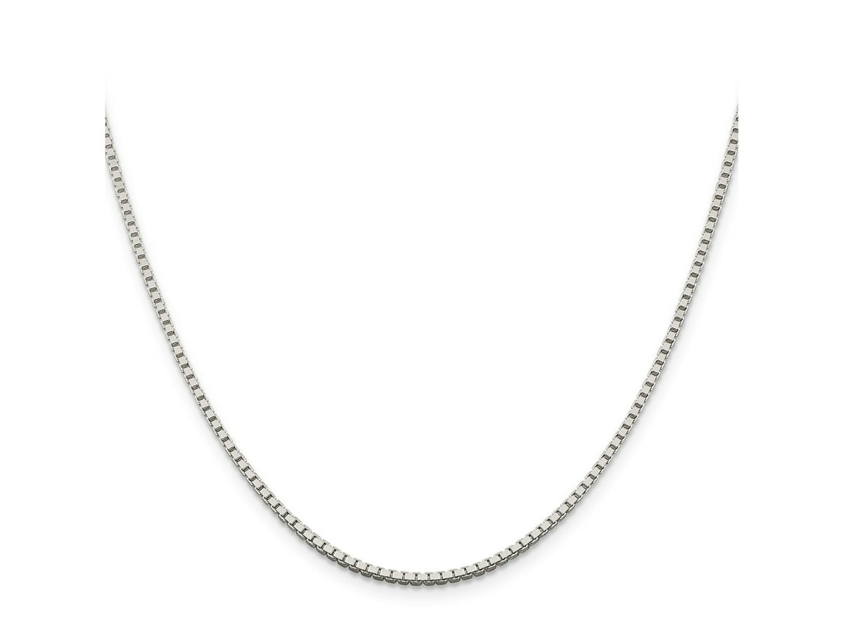 FJC Finejewelers 925 Sterling Silver Box Chain 24 Inches x 1.75 mm