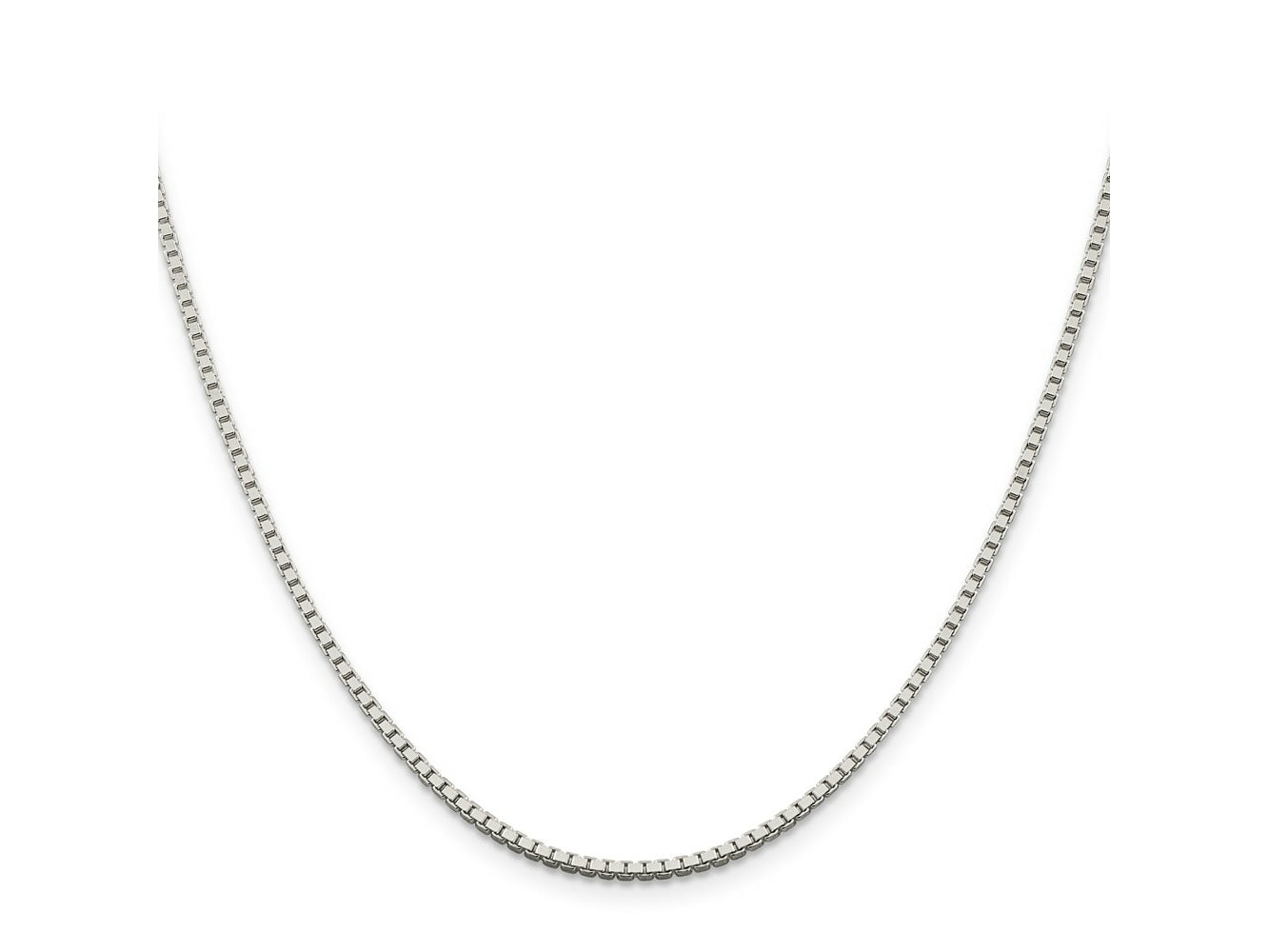 FJC Finejewelers 925 Sterling Silver Box Chain 42 Inches x 1.75 mm