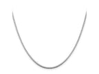 FJC Finejewelers 925 Sterling Silver Rhodium Plated Box Chain 26 Inches x 1.75 mm