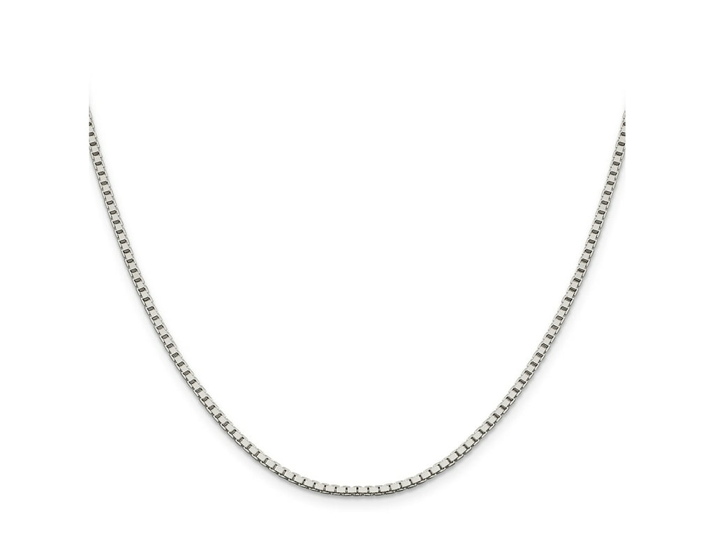 FJC Finejewelers 925 Sterling Silver Box Chain 18 Inches x 1.9 mm