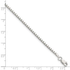 FJC Finejewelers 925 Sterling Silver Box Bracelet Chain 8 Inches x 1.9 mm