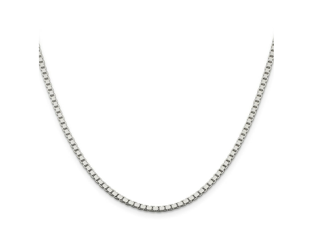 FJC Finejewelers 925 Sterling Silver Box Chain 18 Inches x 2.5 mm
