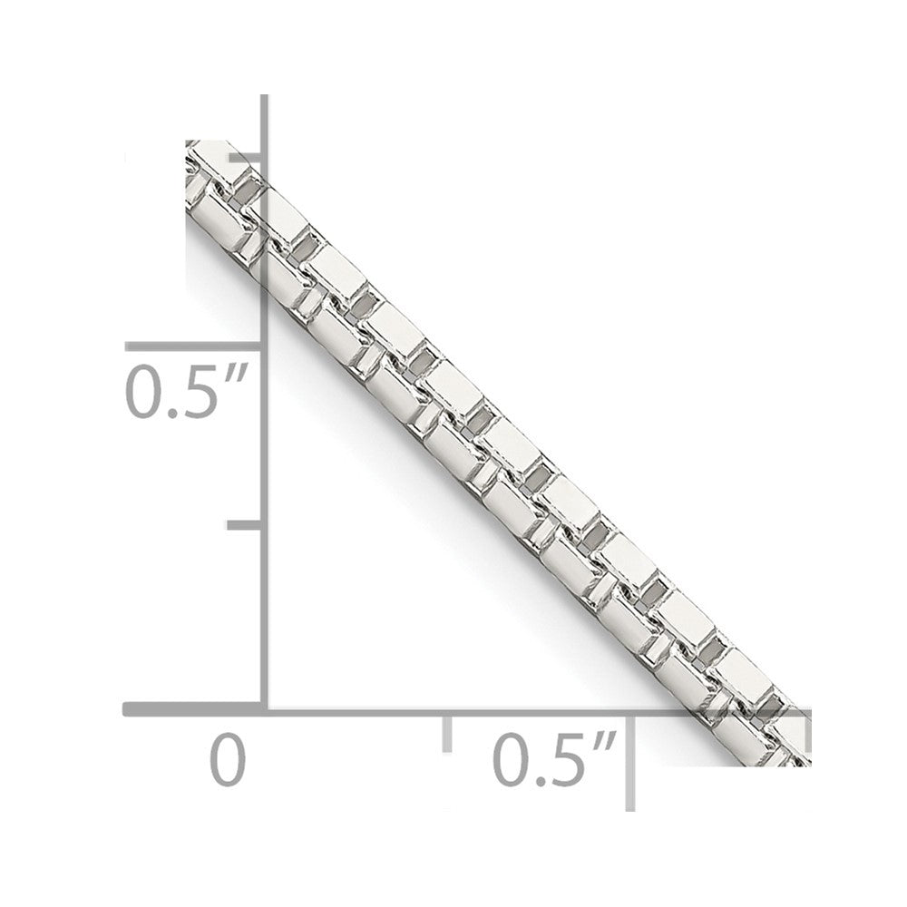 FJC Finejewelers 925 Sterling Silver Box Chain 42 Inches x 2.5 mm
