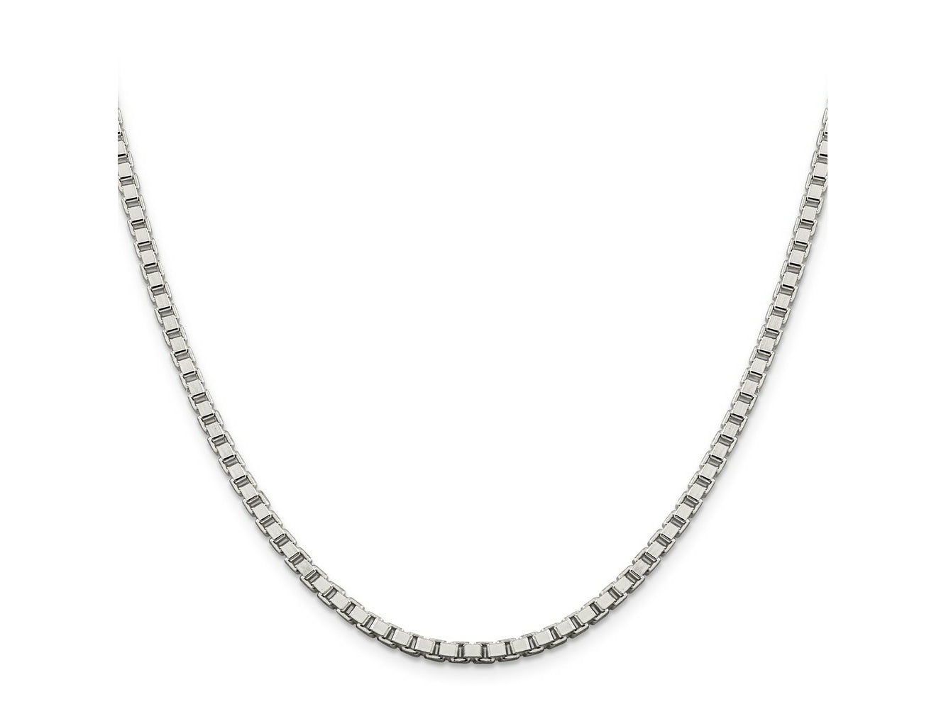 FJC Finejewelers 925 Sterling Silver Box Chain 18 Inches x 3.25 mm