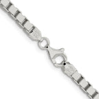 FJC Finejewelers 925 Sterling Silver Box Chain 26 Inches x 3.75 mm