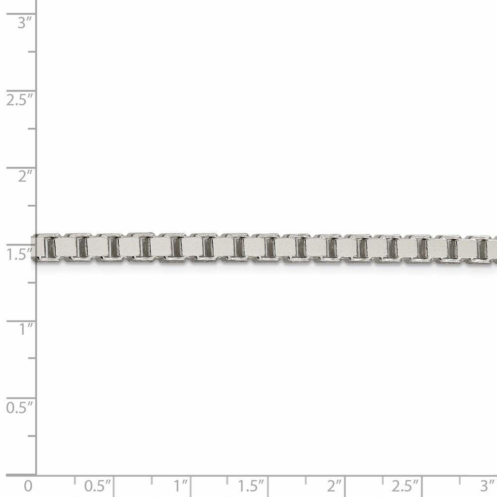 FJC Finejewelers 925 Sterling Silver Box Chain 24 Inches x 4.5 mm