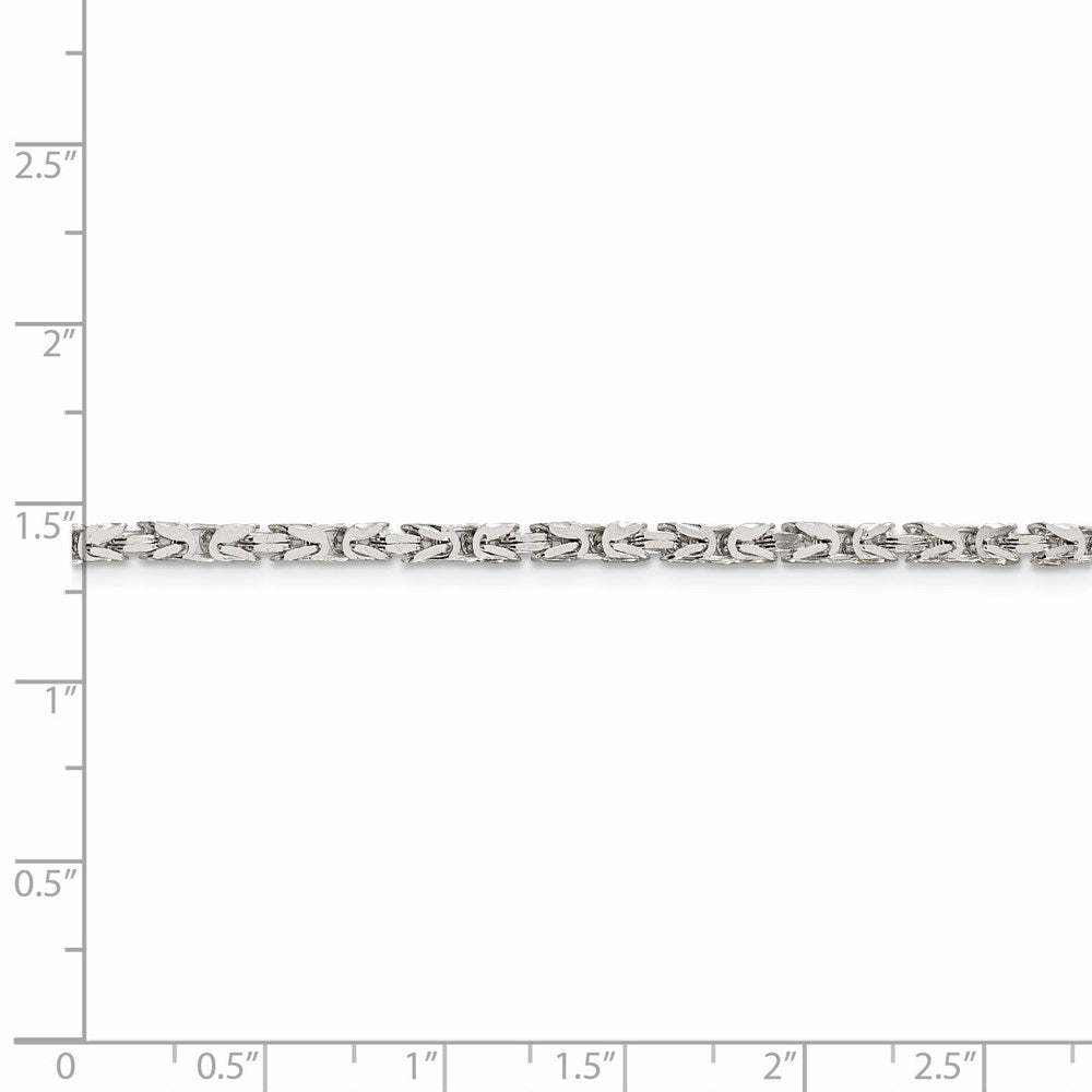 FJC Finejewelers 925 Sterling Silver Byzantine Chain 22 Inches x 2.5 mm