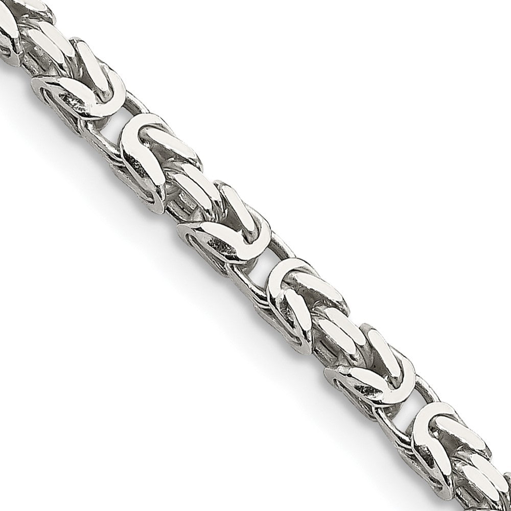 FJC Finejewelers 925 Sterling Silver Byzantine Chain 28 Inches x 2.5 mm