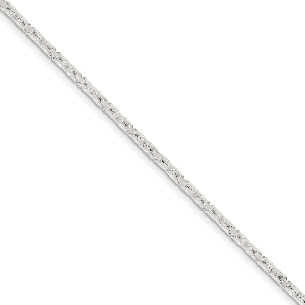 FJC Finejewelers 925 Sterling Silver Byzantine Bracelet Chain 7 Inches x 2.5 mm