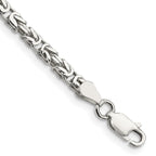 FJC Finejewelers 925 Sterling Silver Byzantine Bracelet Chain 8 Inches x 2.5 mm