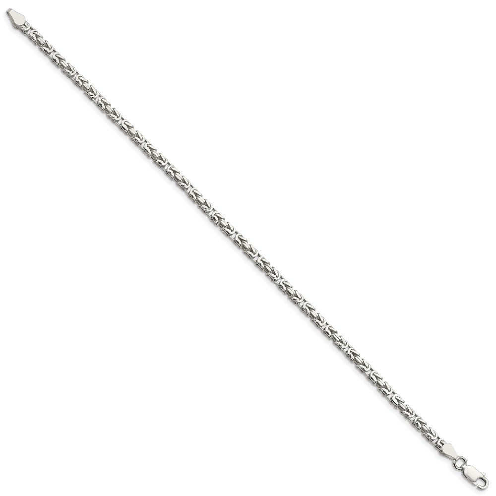 FJC Finejewelers 925 Sterling Silver Byzantine Bracelet Chain 8 Inches x 2.5 mm