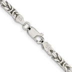 FJC Finejewelers 925 Sterling Silver Byzantine Chain 20 Inches x 3.25 mm