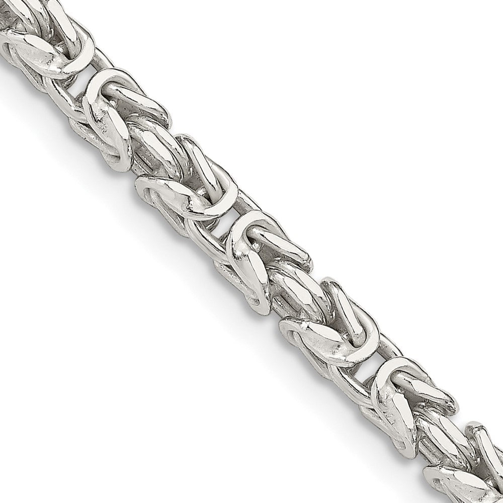FJC Finejewelers 925 Sterling Silver Byzantine Chain 26 Inches x 3.25 mm