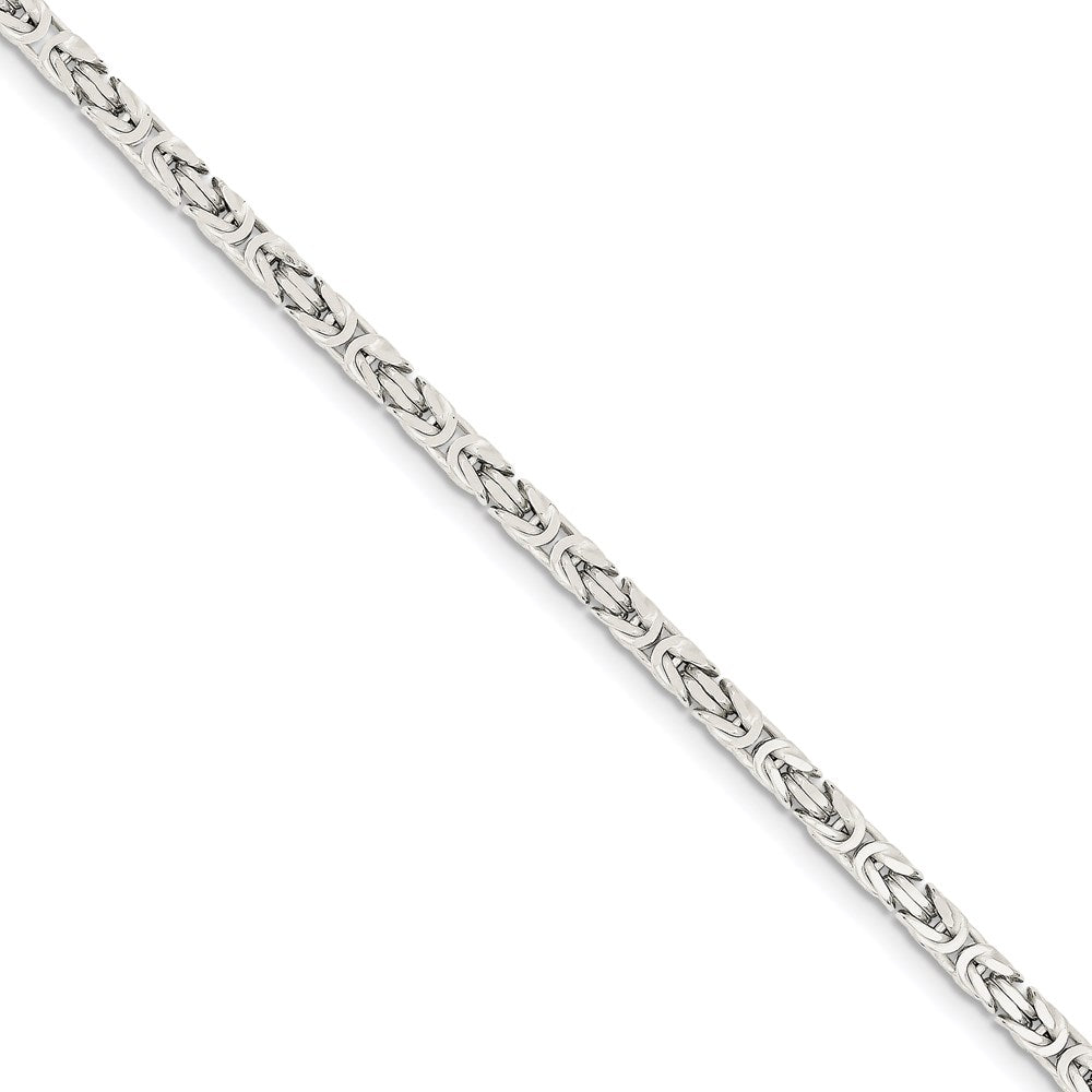 FJC Finejewelers 925 Sterling Silver Byzantine Bracelet Chain 7 Inches x 3.25 mm