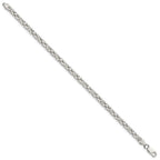 FJC Finejewelers 925 Sterling Silver Byzantine Bracelet Chain 8 Inches x 3.25 mm