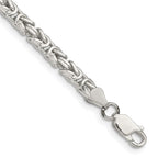 FJC Finejewelers 925 Sterling Silver Byzantine Bracelet Chain 8 Inches x 3.25 mm