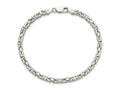 FJC Finejewelers 925 Sterling Silver Byzantine Bracelet Chain 8 Inches x 3.25 mm