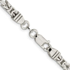 FJC Finejewelers 925 Sterling Silver Byzantine Chain 20 Inches x 4.25 mm