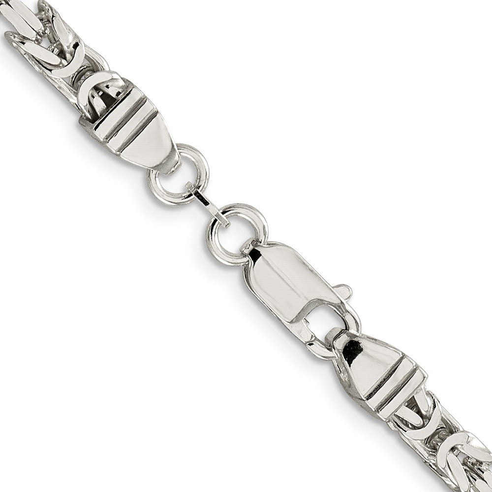 FJC Finejewelers 925 Sterling Silver Byzantine Chain 20 Inches x 4.25 mm