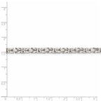 FJC Finejewelers 925 Sterling Silver Byzantine Chain 30 Inches x 4.25 mm