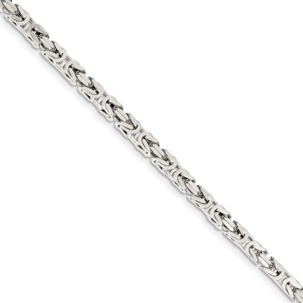 FJC Finejewelers 925 Sterling Silver Byzantine Bracelet Chain 7 Inches x 4.25 mm