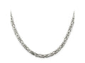 FJC Finejewelers 925 Sterling Silver Byzantine Bracelet Chain 7 Inches x 4.25 mm