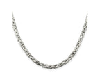 FJC Finejewelers 925 Sterling Silver Byzantine Bracelet Chain 7 Inches x 4.25 mm