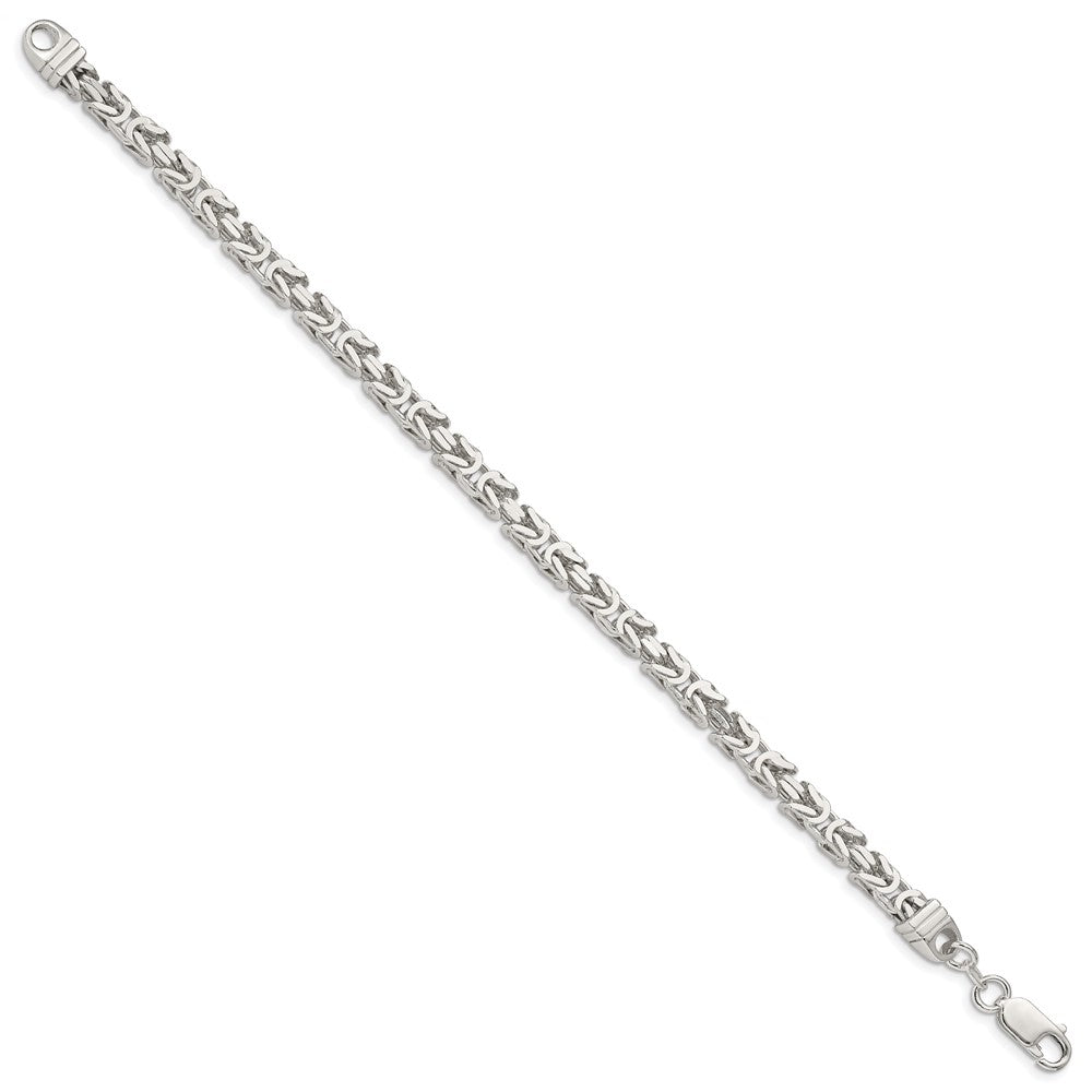 FJC Finejewelers 925 Sterling Silver Byzantine Bracelet Chain 8 Inches x 4.25 mm