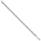FJC Finejewelers 925 Sterling Silver Byzantine Bracelet Chain 8 Inches x 4.25 mm