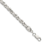 FJC Finejewelers 925 Sterling Silver Byzantine Bracelet Chain 8 Inches x 4.25 mm