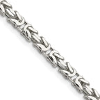 FJC Finejewelers 925 Sterling Silver Byzantine Chain 22 Inches x 5 mm