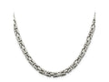 FJC Finejewelers 925 Sterling Silver Byzantine Chain 22 Inches x 5 mm
