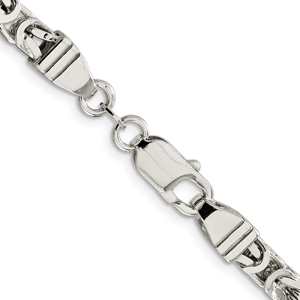 FJC Finejewelers 925 Sterling Silver Byzantine Bracelet Chain 8 Inches x 5 mm