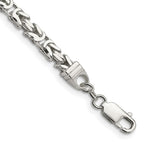 FJC Finejewelers 925 Sterling Silver Byzantine Bracelet Chain 8 Inches x 5 mm