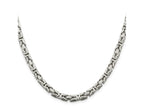 FJC Finejewelers 925 Sterling Silver Byzantine Bracelet Chain 9 Inches x 5 mm