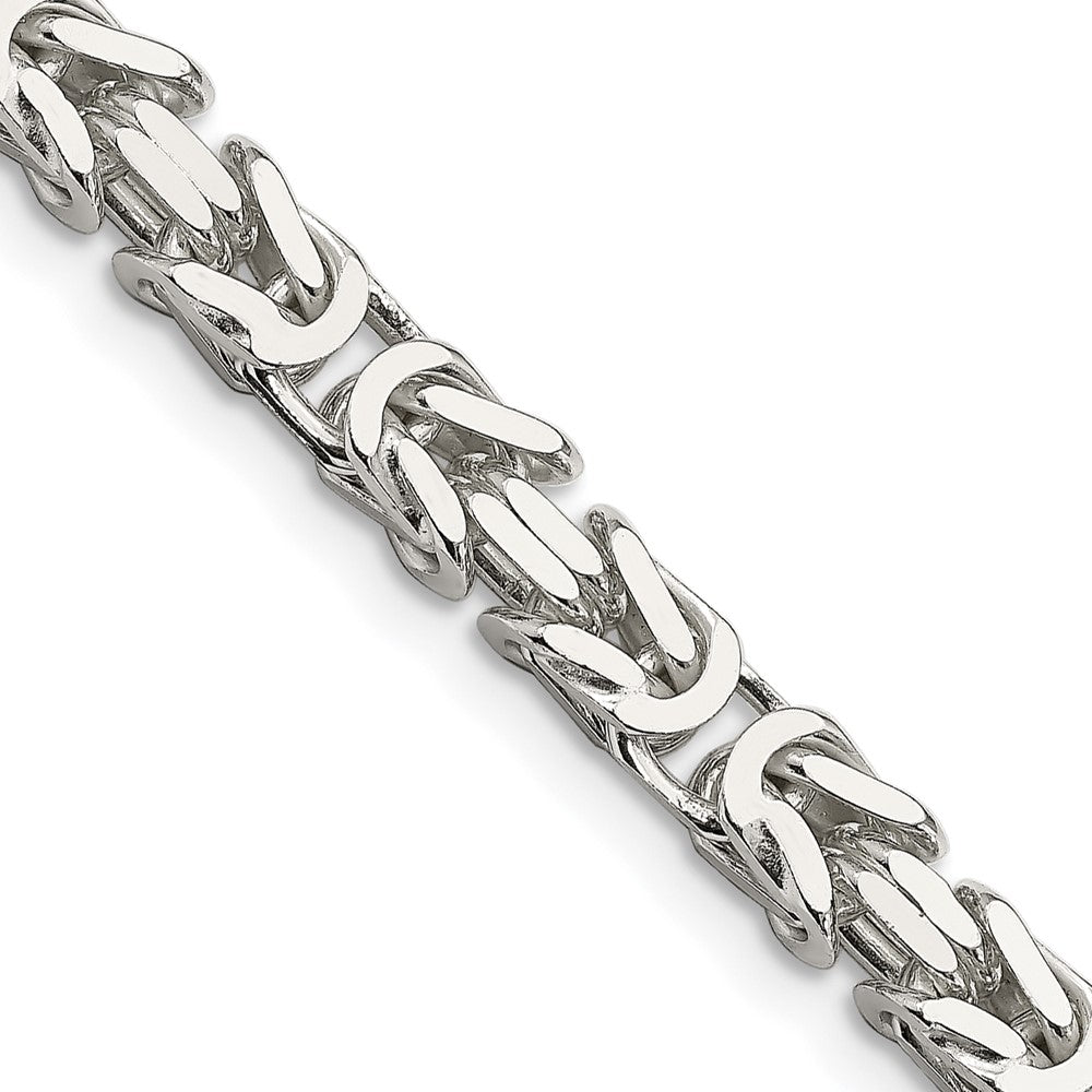 FJC Finejewelers 925 Sterling Silver Byzantine Chain 28 Inches x 6 mm
