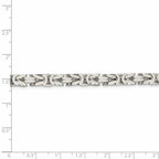 FJC Finejewelers 925 Sterling Silver Byzantine Chain 28 Inches x 6 mm