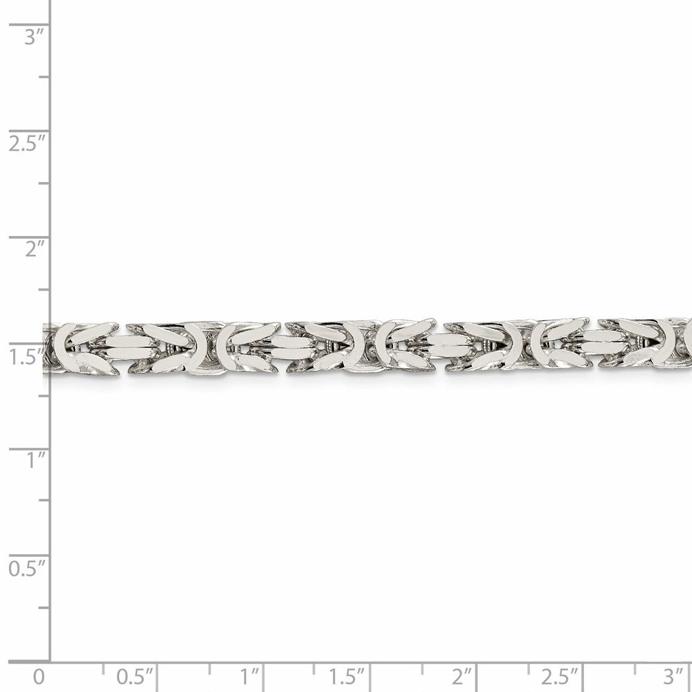 FJC Finejewelers 925 Sterling Silver Byzantine Chain 28 Inches x 6 mm
