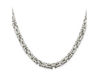 FJC Finejewelers 925 Sterling Silver Byzantine Chain 28 Inches x 6 mm