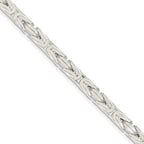 FJC Finejewelers 925 Sterling Silver 7mm Byzantine Bracelet Chain 9 Inches x 7.5 mm