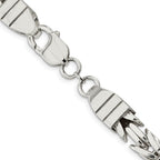 FJC Finejewelers 925 Sterling Silver Byzantine Bracelet Chain 9 Inches x 8.25 mm