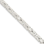 FJC Finejewelers 925 Sterling Silver Byzantine Bracelet Chain 9 Inches x 8.25 mm